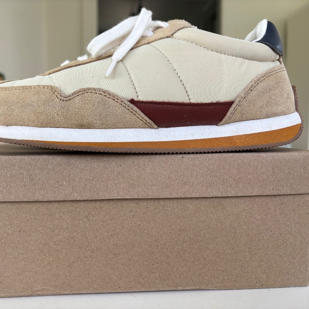 MADEWELL RETRO SNEAKERS - FRENCH VANILLA MULTI - SIZE 8